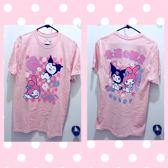 Sanrio Tops - Sanrio My Melody and Kuromi  Japan Japanese T-Shirt Size Medium